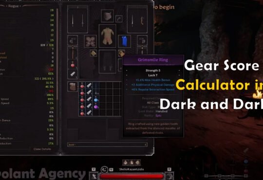 Gear Score Calculator in Dark and Darker