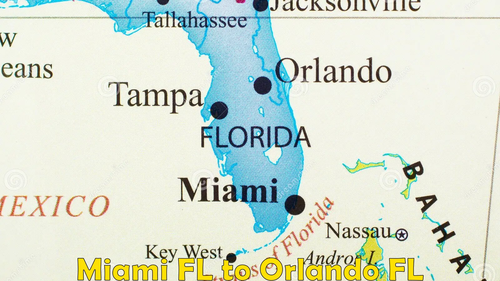 Miami FL to Orlando FL