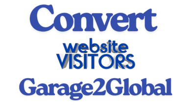 Convert Website Visitors with Garage2Global