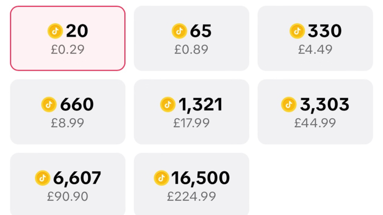 TikTok Coins